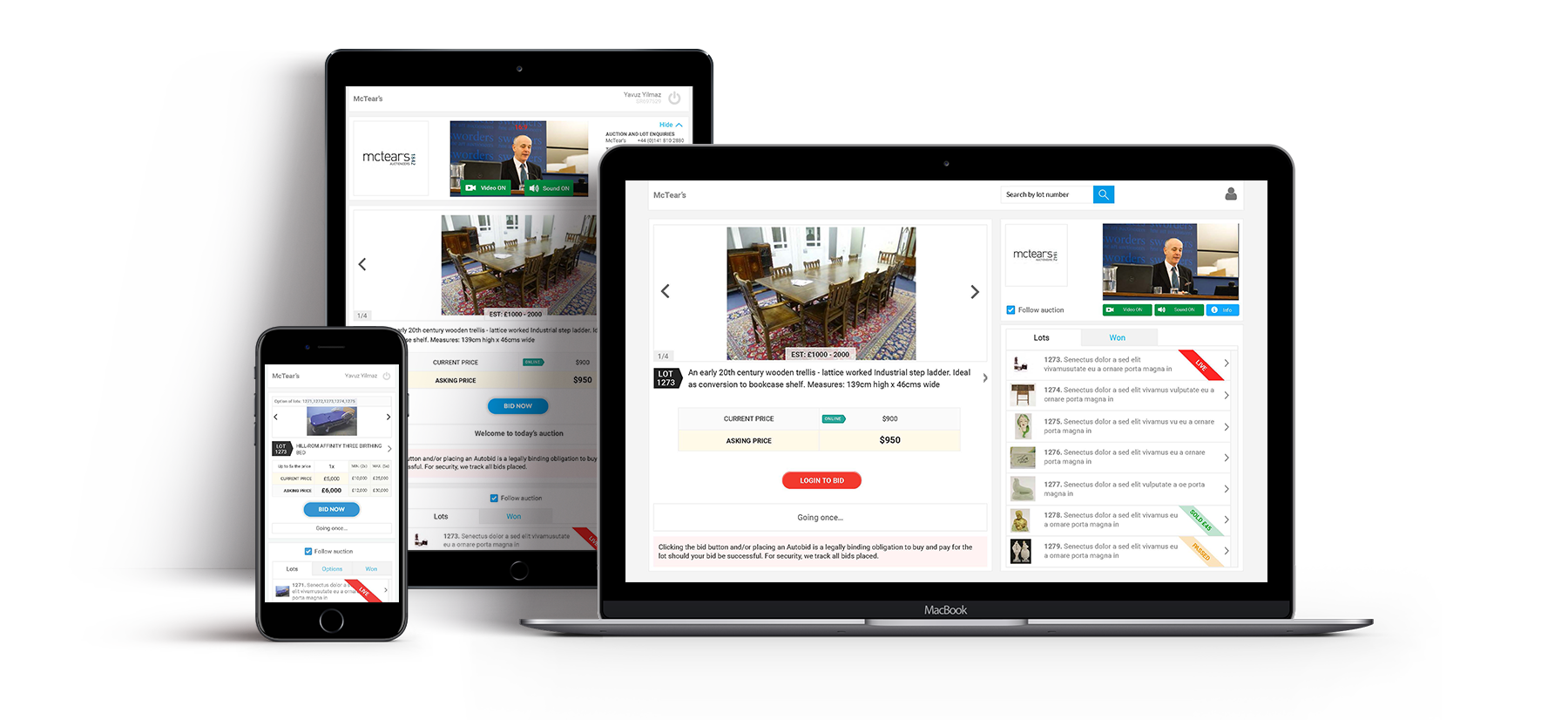 online auction software